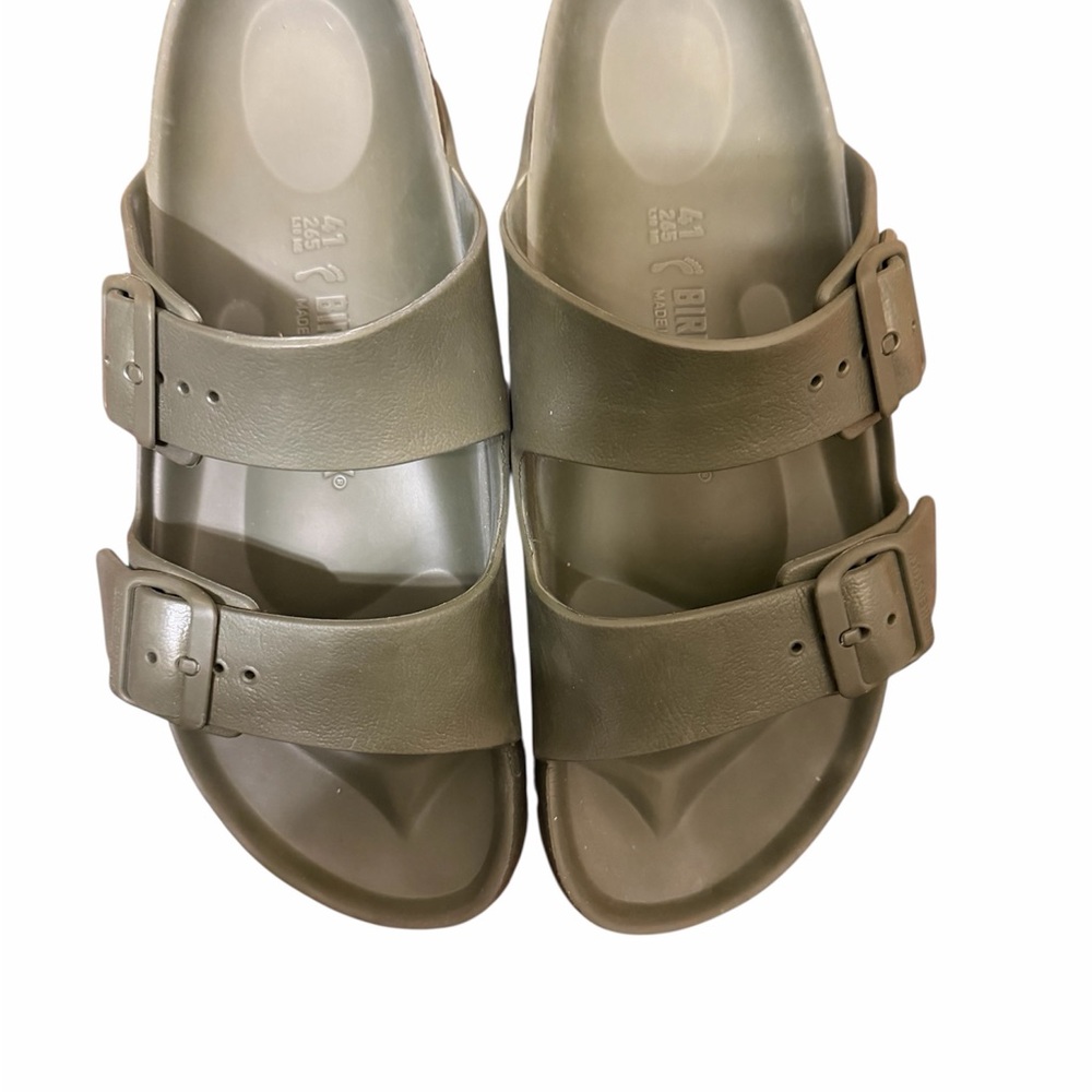 Birkenstock Arizona Eva Two-Strap Slide Sandals in Olive - Picture 5 of 5